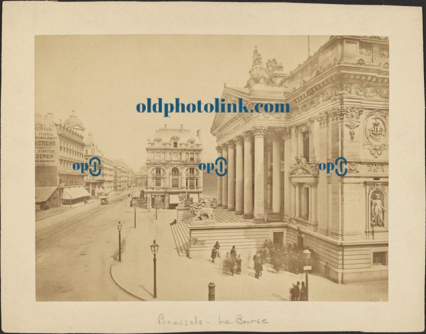 The Bourse, Brussels 1873