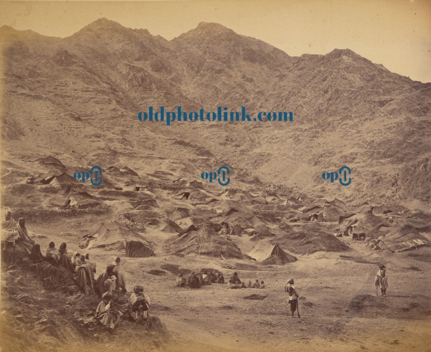 Kutchi (Gipsy) Village and Encampment near Dakka 1878