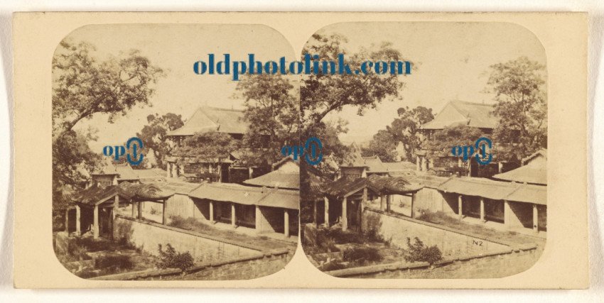 Canton  View in the Grounds of the Imperial College 1890