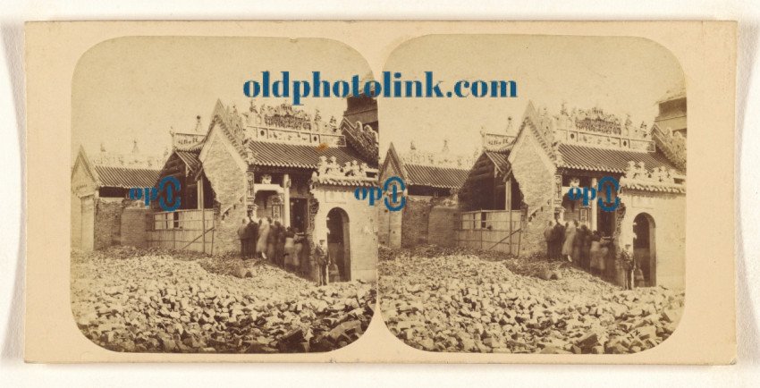 After the bombing of the french and english troups in the year 1858 Guangzhou