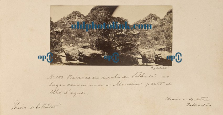 Baroque of the Talhado stream in the place called the Mandis near the Olho d'Agua 1875