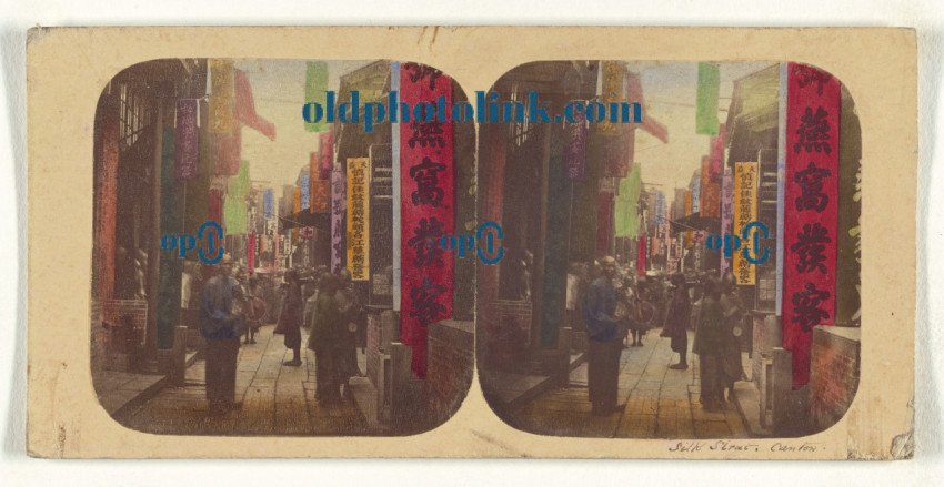 Canton  Silk Street 1883