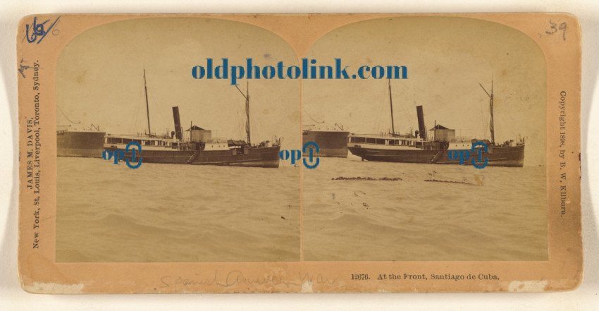 At the Front, Santiago de Cuba  1898