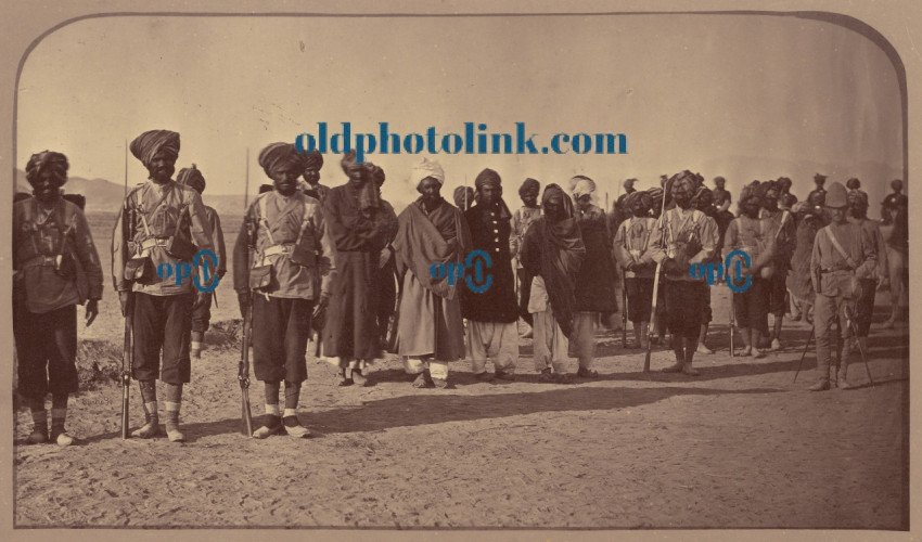 Five Syuds, Prisoners en route from Jellalabad 1878