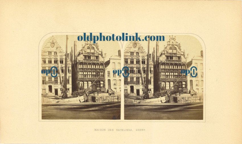 Maison des Bateliers, Ghent 1859