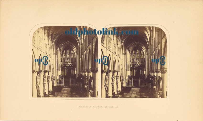 Interior of Mechlin Cathedral 1859