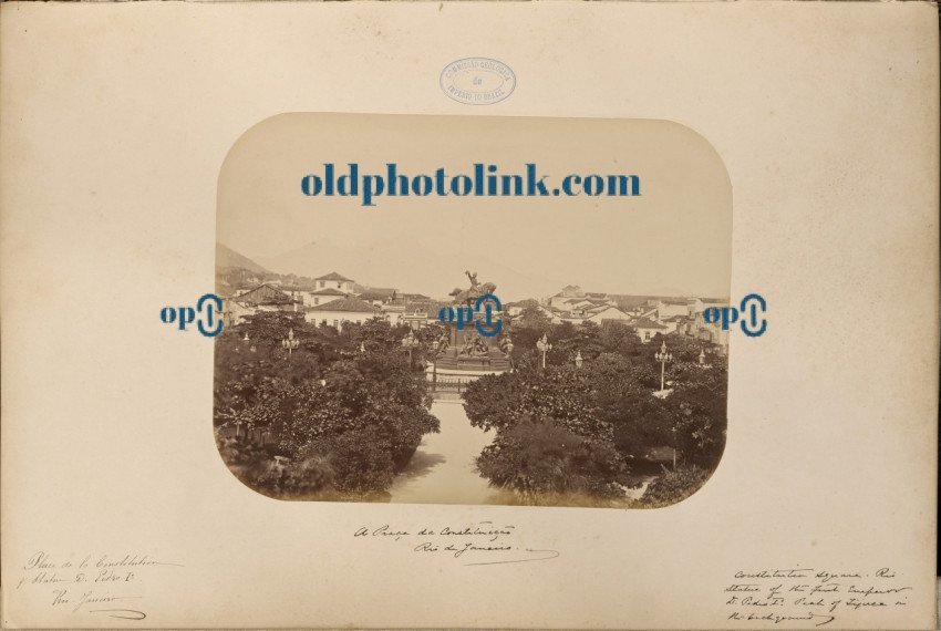 Constitution Square, Rio de Janeiro 1870
