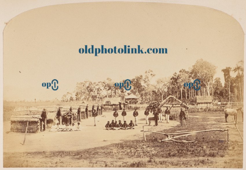 Native Police Camp, Queensland 1870