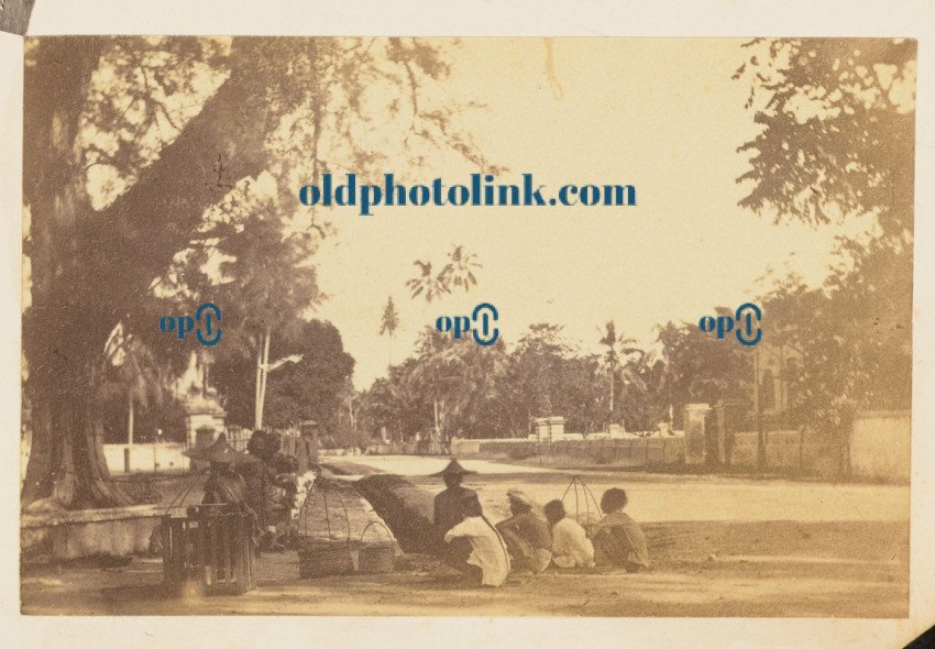 Street Vendors Resting on the Side of the Road 1864