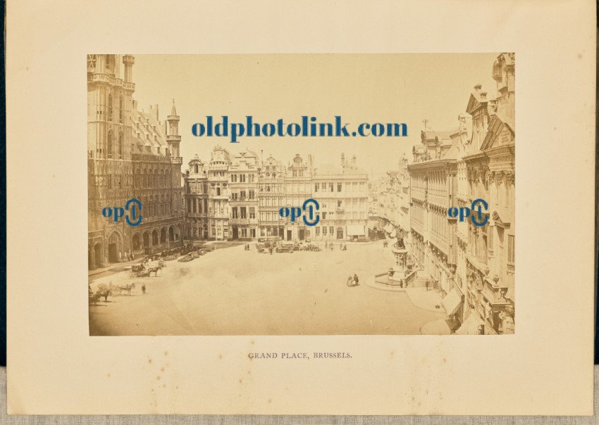 Grand Place, Brussels 1866