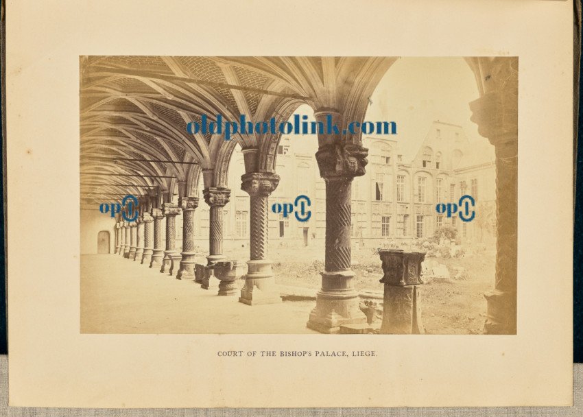 Court of the Bishop's Palace, Liege 1866