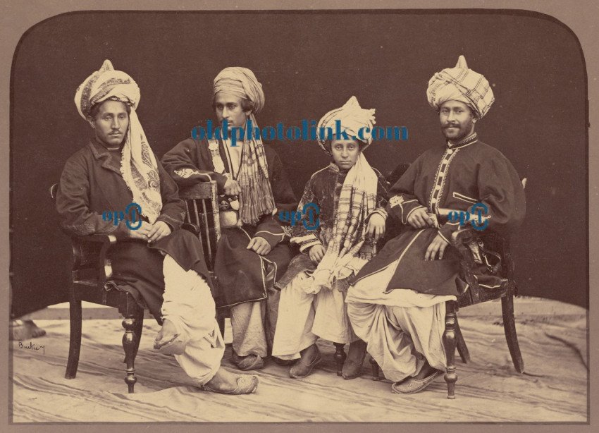 Four Sons of Nowroz Khan of Lalpura 1878