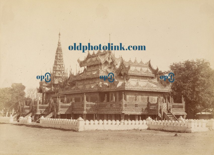 King Thibaw Min's School Now Used as a Church 1888