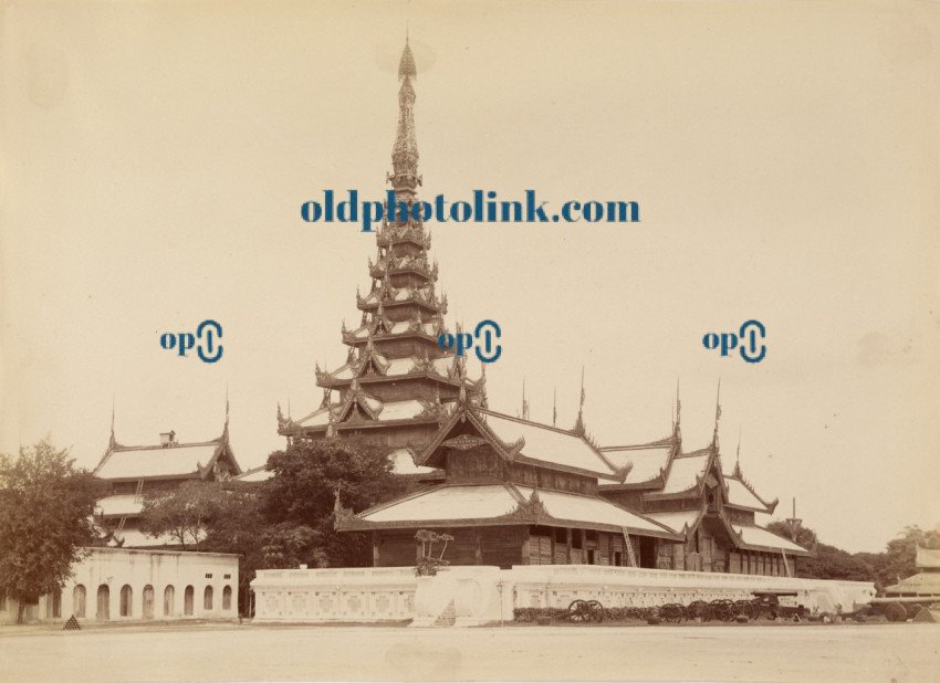 The Palace Mandalay (Centre of the Universe) 1890
