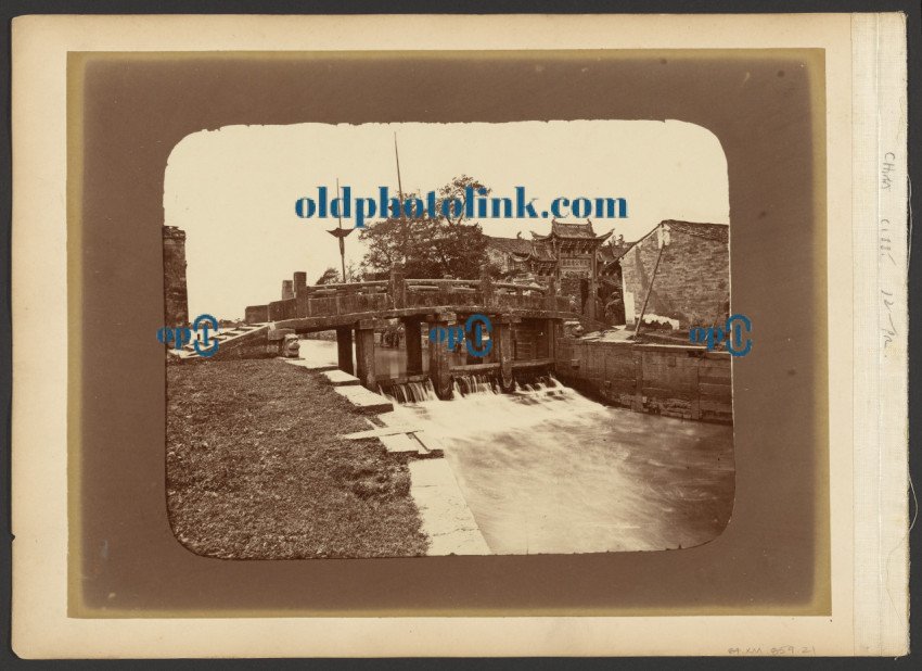 Sluice, Ningpo 1878
