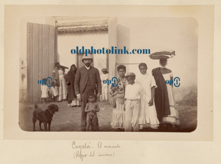 Cuiaba, El mercado (rigor del invierno) 1884