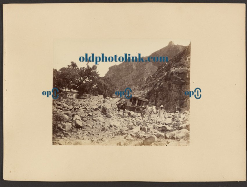 Rocky Chinese landscape 1870
