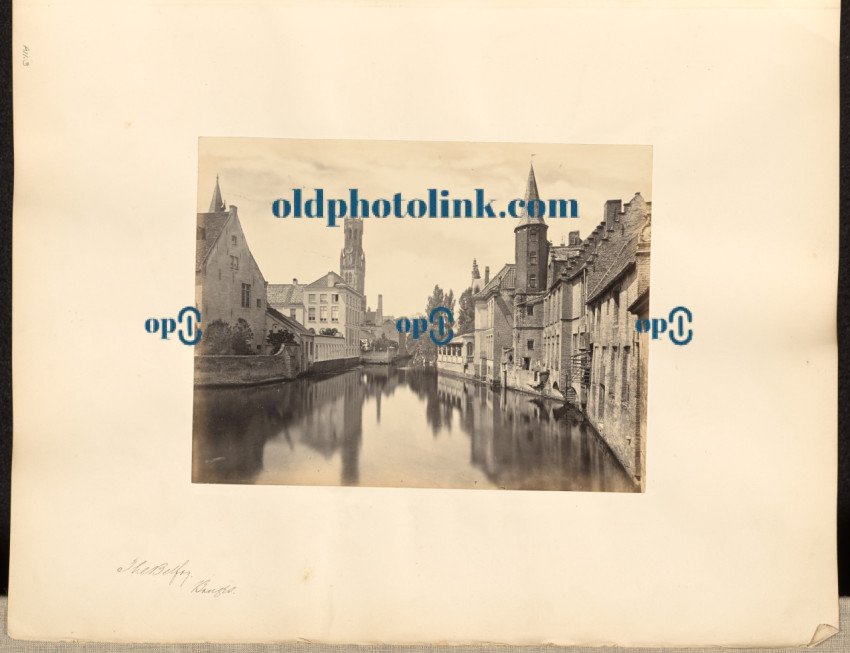 The Belfry, Bruges 1850