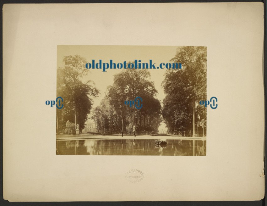 The Park at Bruxelles 1870