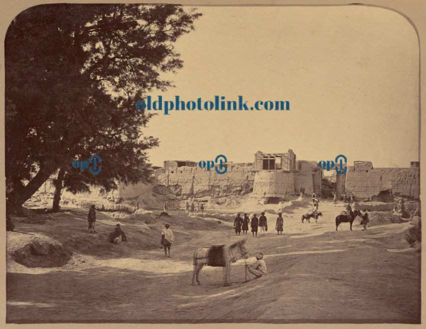 Peshawur Gate Jellalabad City, and surroundings 1878
