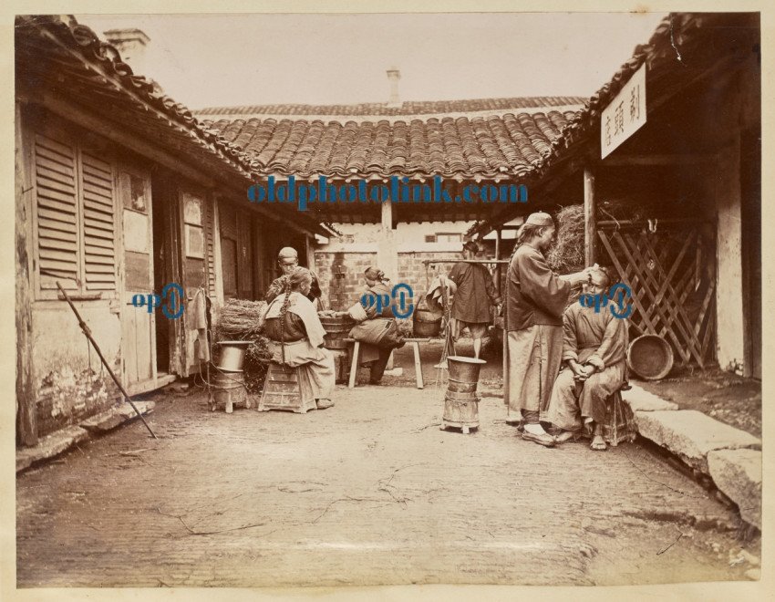 Itinerant Barbers 1870