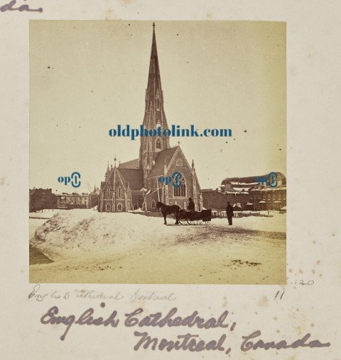 English Cathedral, Montreal 1861