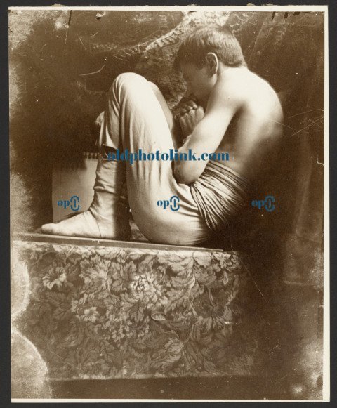 Male Model in Fetal Position, Paris 1899
