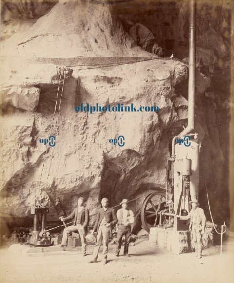 Engine and Dynamo Electric Machine Used in Lighting the Jenolan Caves 1885