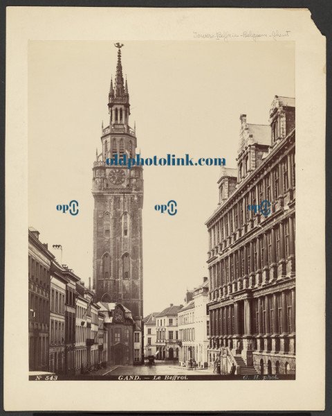 Ghent The Belfry 1870