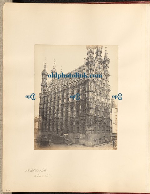 Hotel de Ville, Louvain 1850