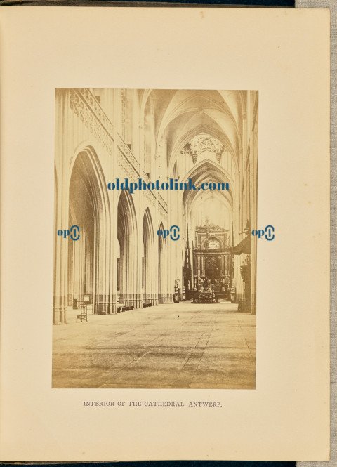 Interior of the Cathedral, Antwerp 1866