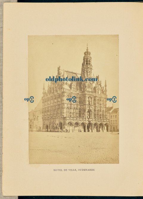 Hotel de ville, Oudenarde 1866