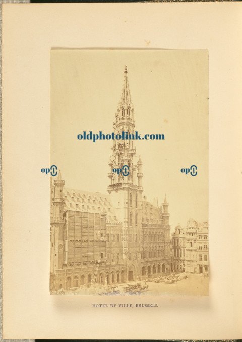 Hotel de ville, Brussels 1866