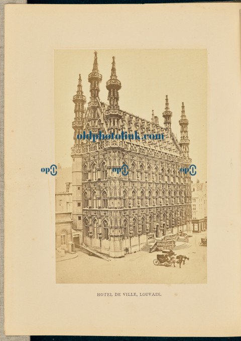 Hotel de ville, Louvain 1866