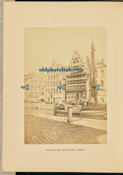 Maison des Bateliers, Ghent 1866