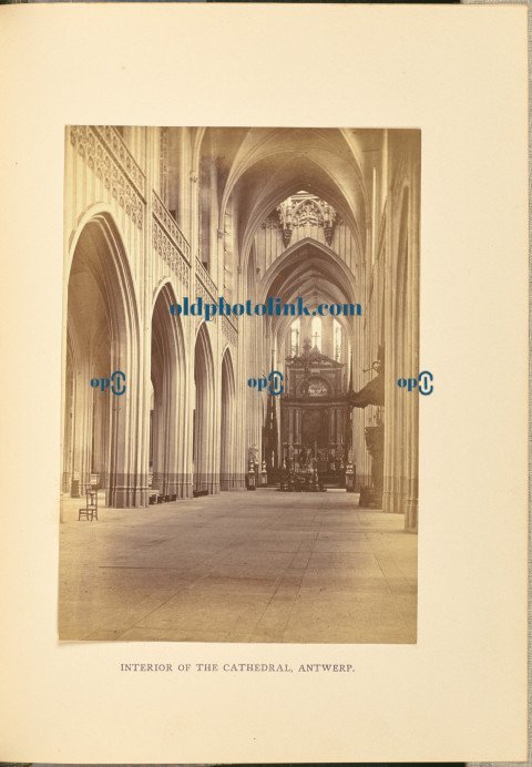 Interior of the Cathedral, Antwerp 1866