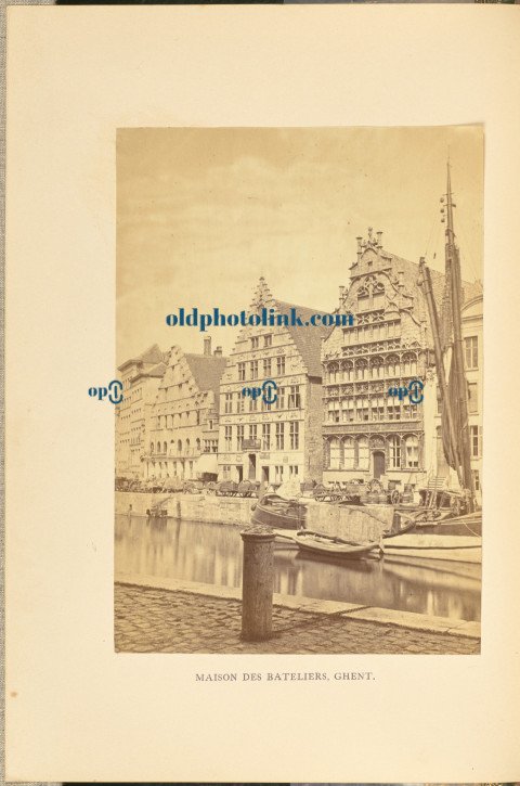 Maison des Bateliers, Ghent 1866